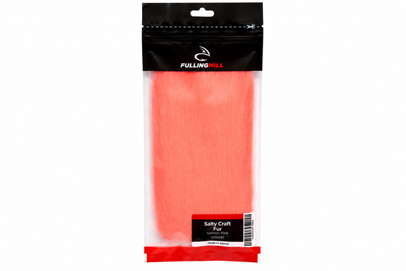 Load image into Gallery viewer, Craft fur dubbing pack, bright coral-orange hair
