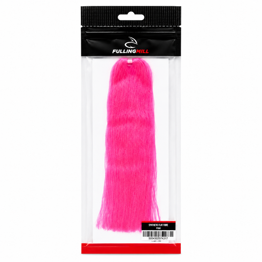 Parapost yarn in fluorescent hot pink, long strand in sealed package