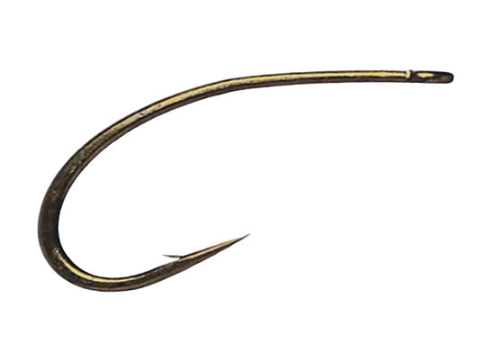 DAIICHI 1160 Klinkhammer fishing hook with curved shank and pointed barb