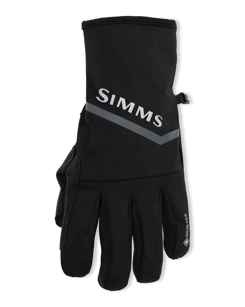 Load image into Gallery viewer, Simms Pro Dry Goretex glove and liner, black, with pull tab and logo band
