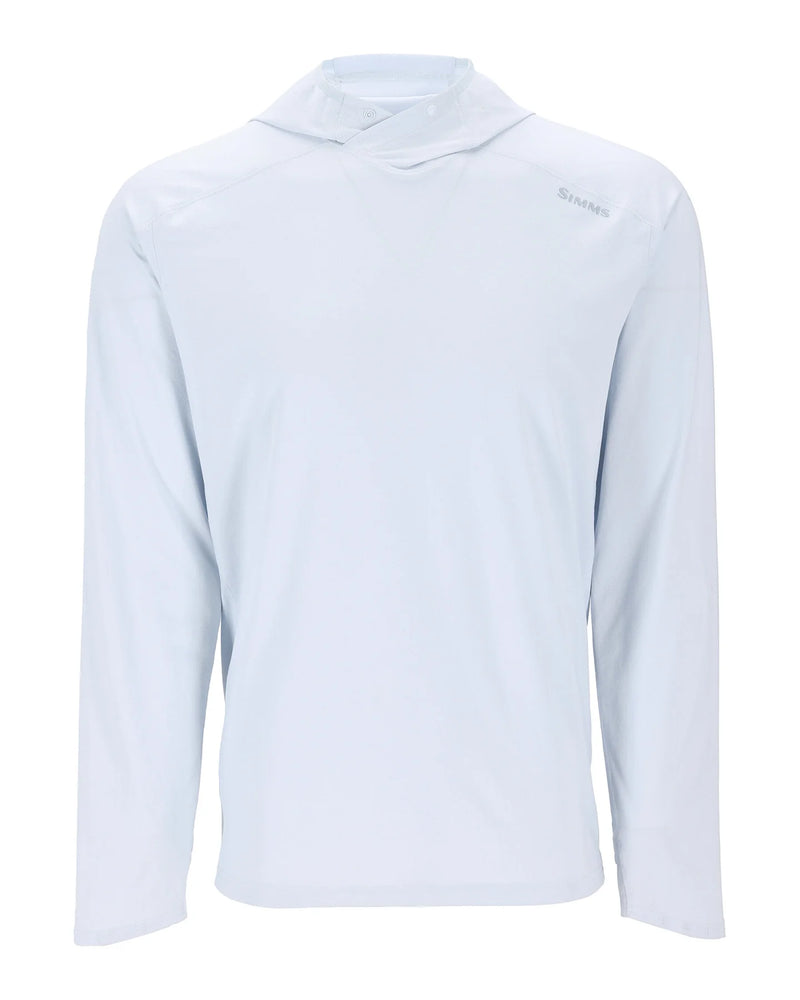 Load image into Gallery viewer, Light blue men's pullover hoody with hood and front pouch
