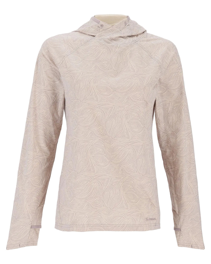 Load image into Gallery viewer, Women's Solarflex hoody, light beige heather, pullover hooded long sleeves

