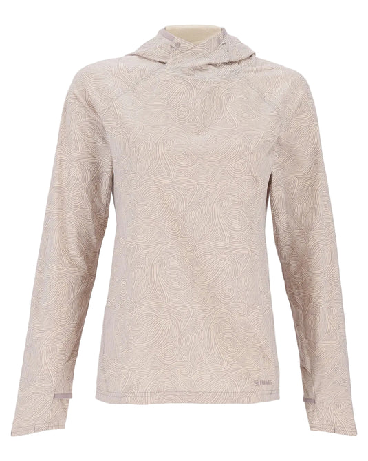 Women's Solarflex hoody, light beige heather, pullover hooded long sleeves