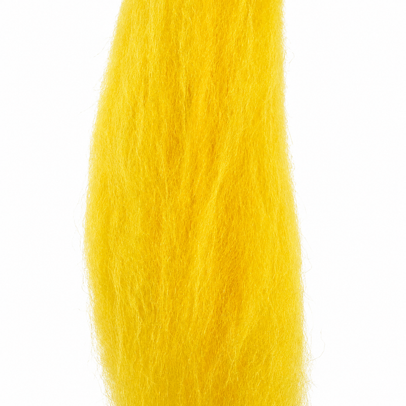 Load image into Gallery viewer, EP fiber roll, vivid yellow fuzzy strands
