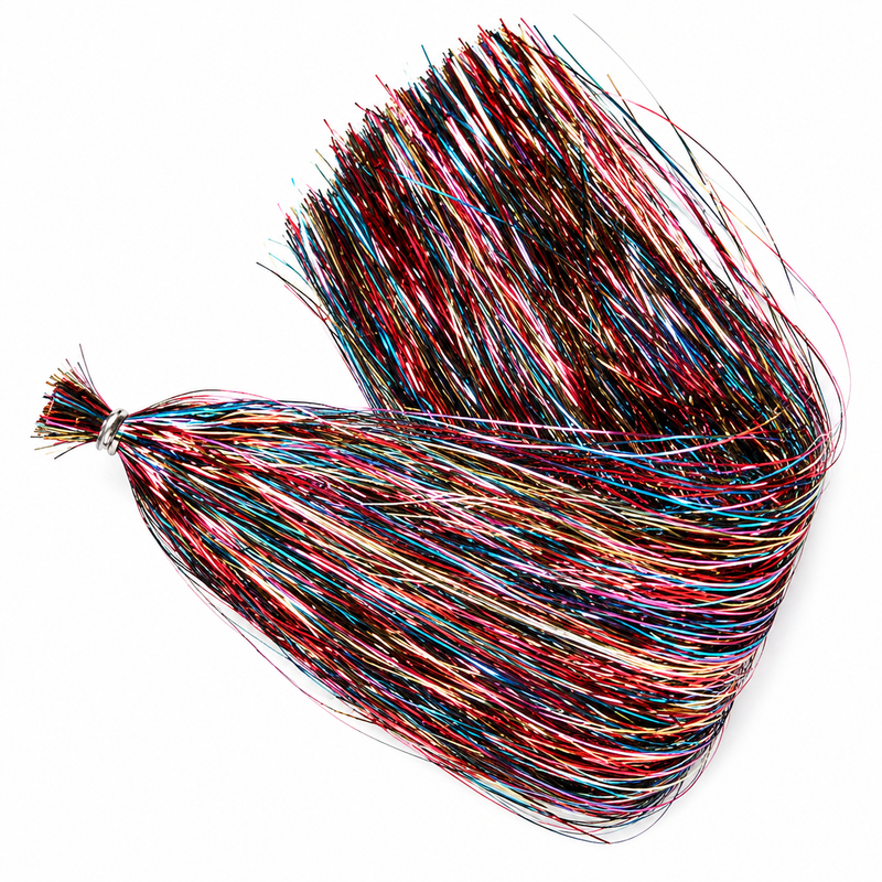 Load image into Gallery viewer, Regular Flashabou tinsel streamer in multicolor metallic strands
