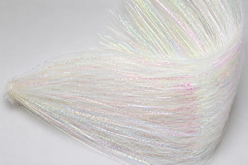 Load image into Gallery viewer, Iridescent yarn coil with pastel pink and silver threads
