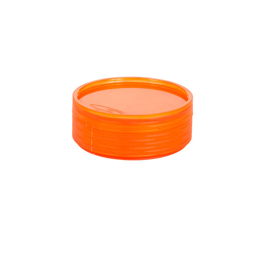 Fishpond Fly Puck orange puck-style fly box, closed