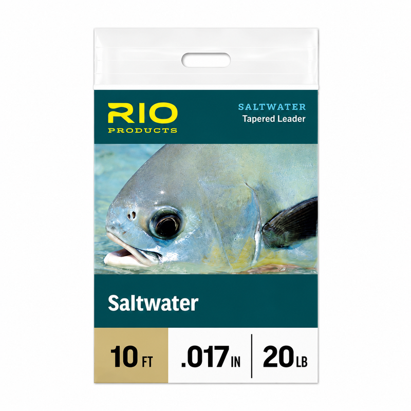 Load image into Gallery viewer, Saltwater tapered fishing leader, 10 ft, 0.017 in, 20 lb rating
