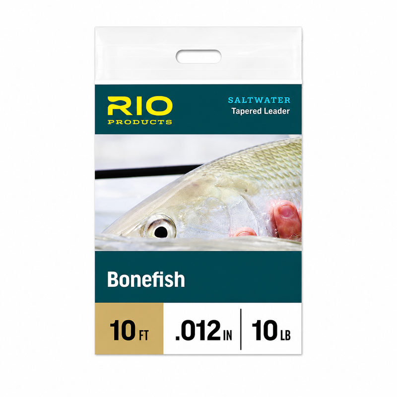 Load image into Gallery viewer, Saltwater tapered fishing leader package, Bonefish, 10 ft, .012 in, 10 lb
