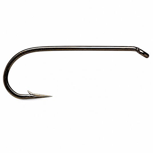 Daiichi 1560 nymph hook, bronze curved barbed fishing hook