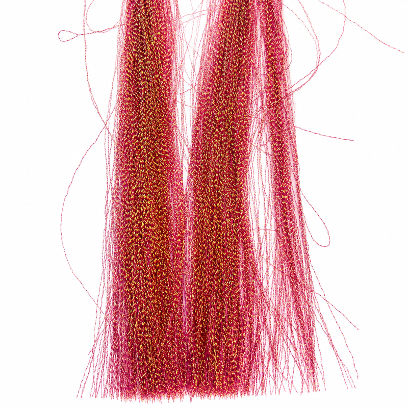 Load image into Gallery viewer, Claret red beaded Crystalflash tassel fringe with fine dangling strands
