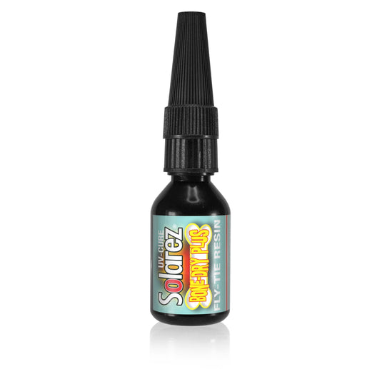 Solarez Bone Dry plus resin bottle with black squeeze dropper cap