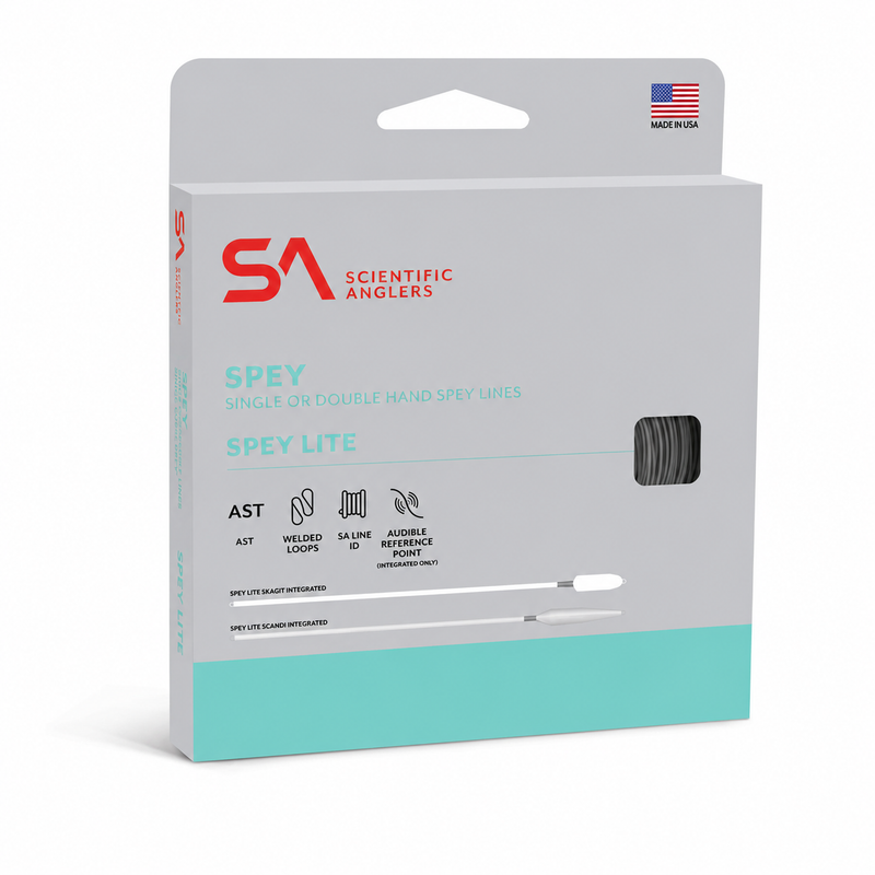 Load image into Gallery viewer, Spey Lite fly line box by Scientific Anglers with green accent label
