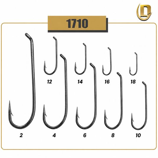 Daiichi 1710 Standard Nymph Hook Qty 25