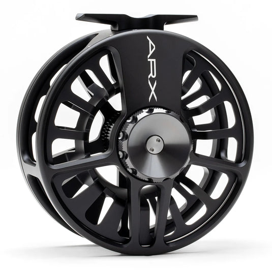 Lamson Arx II fly fishing reel in dark Nightfall finish