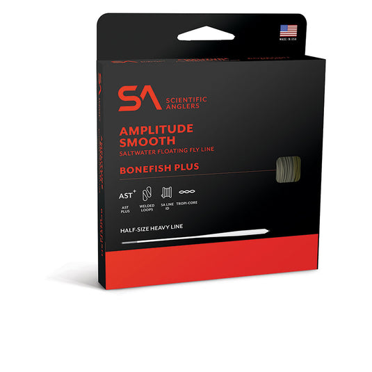 Fly line package: Amplitude Smooth Bonefish Plus, black with red trim