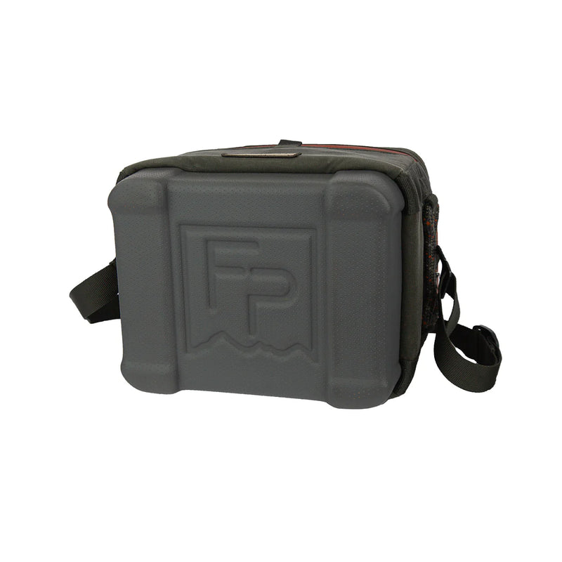 Load image into Gallery viewer, Insulated cooler bag with embossed logo panel and duskwood textured finish
