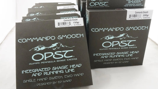 OPST Commando Smooch integrated fishing line boxes stacked, front and side panels