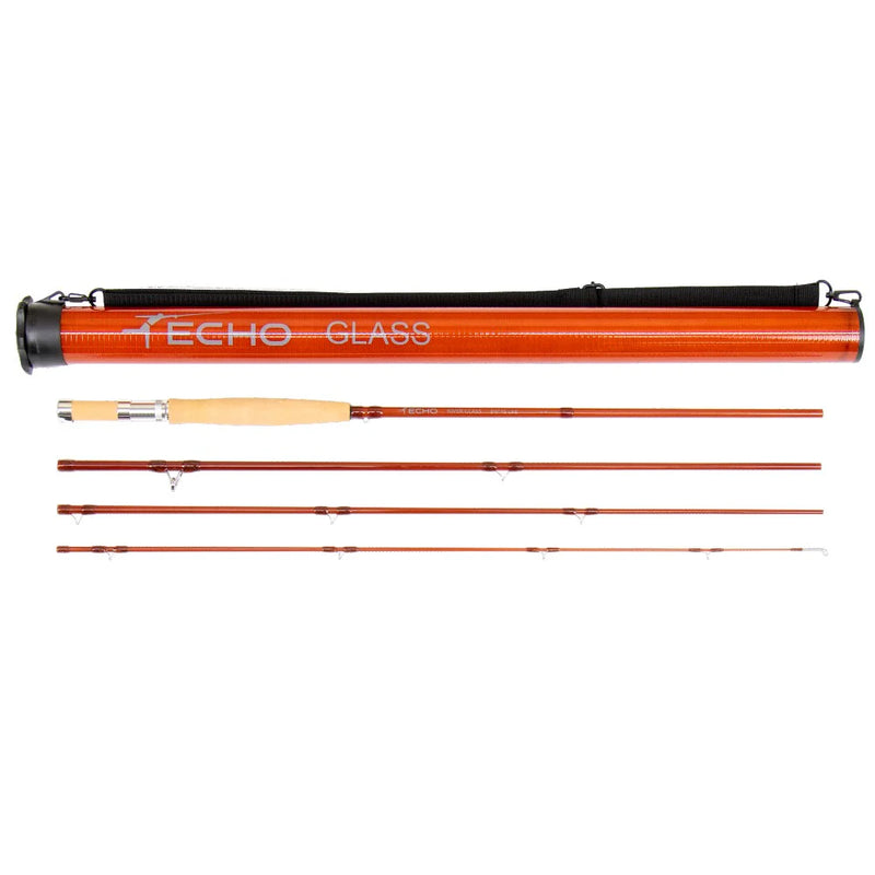 Load image into Gallery viewer, Fishing rod with orange blank, cork handle, and black rod sleeve
