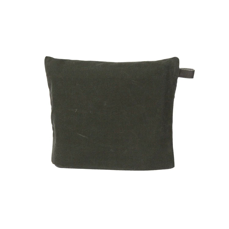 Load image into Gallery viewer, Dark travel pouch with fabric loop handle
