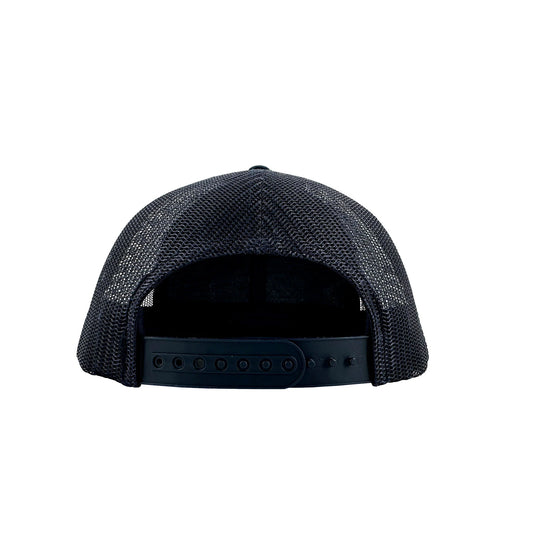Lamson trucker hat with adjustable back strap and mesh interior