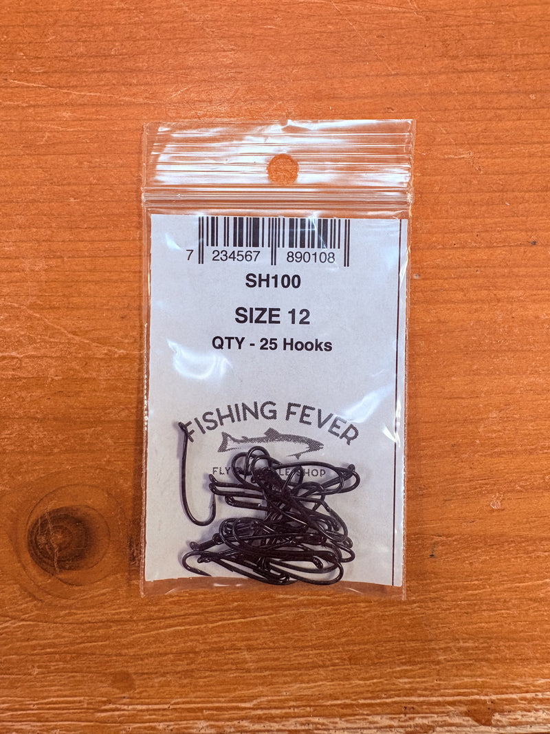 Load image into Gallery viewer, Salmon fishing hook pack, size 12, 25 hooks in clear wrapper
