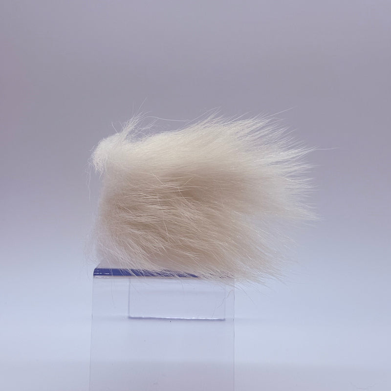 Load image into Gallery viewer, Polar bear plush in white faux fur tuft.
