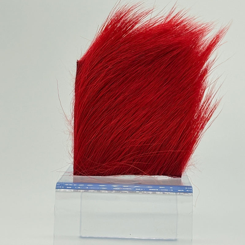 Load image into Gallery viewer, Red goat body hair bundle with white tips
