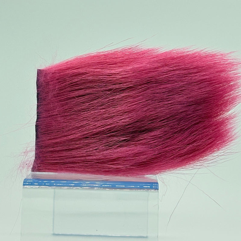 Load image into Gallery viewer, Pink goat body hair bundle with white tips
