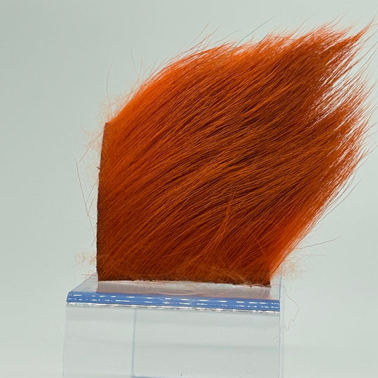 Orange goat body hair bundle