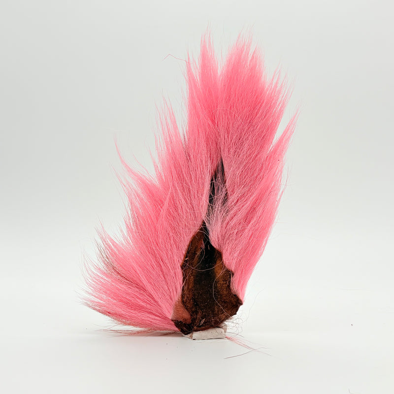 Load image into Gallery viewer, Darmor bucktail lure, pink hair tuft with black base
