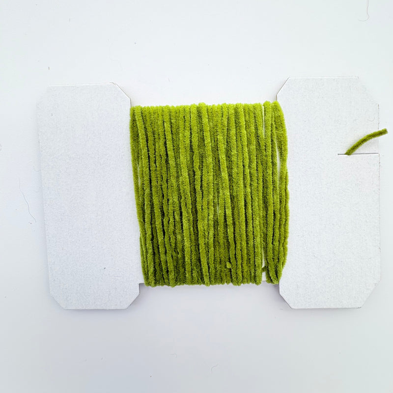 Load image into Gallery viewer, Ultra chenille thread spool, light olive green
