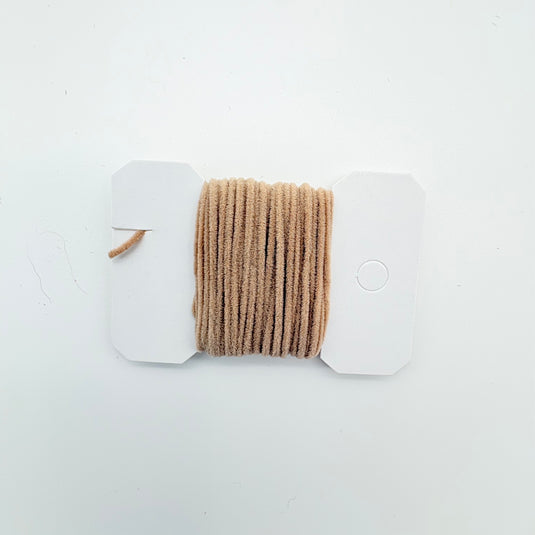 Ultra chenille thread spool, tan brown