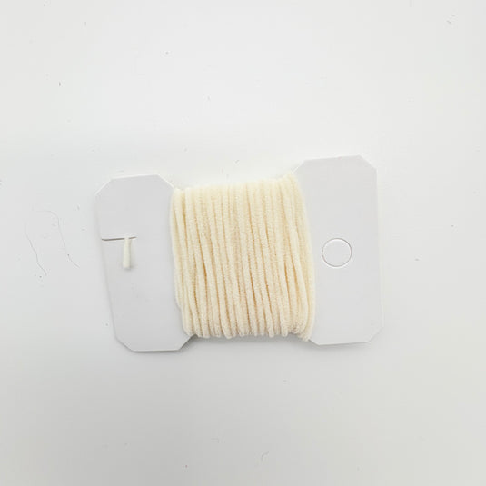 Ultra chenille thread spool, off-white