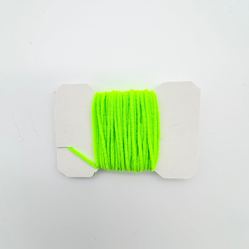 Load image into Gallery viewer, Ultra chenille thread spool, neon chartreuse green
