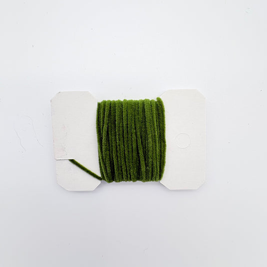 Ultra chenille thread spool, olive green