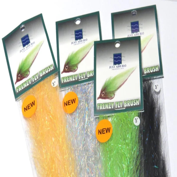 Load image into Gallery viewer, Frenzy Fly Brush multipack display cards with assorted color bristles
