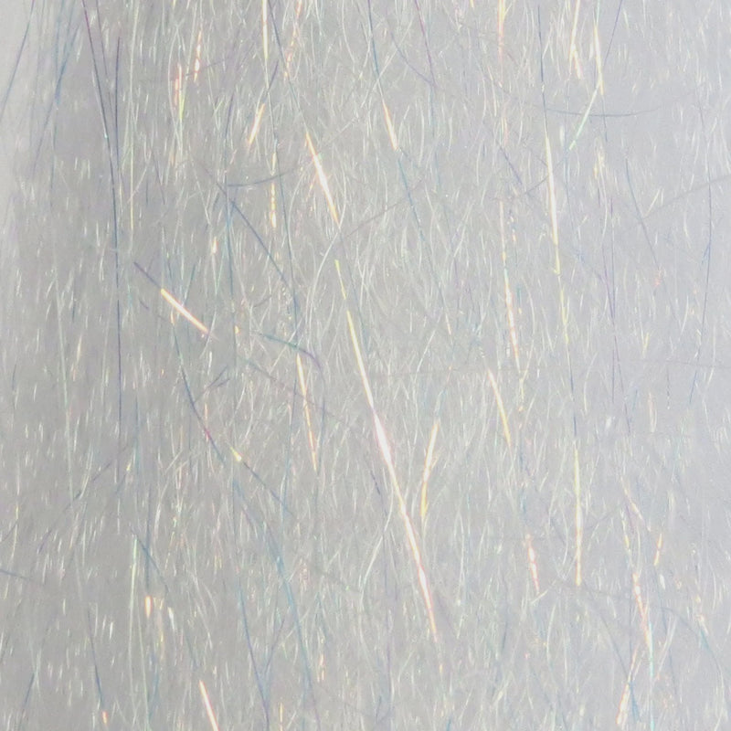 Load image into Gallery viewer, White UV flash blend fibers with fine shiny strands
