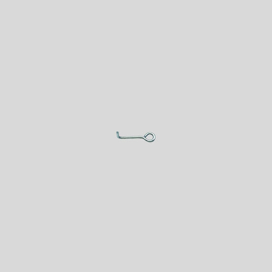 Articulated fish shank, small metal hook with looped ends