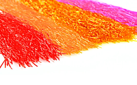 Textreme buzzer wrap with multicolor orange and pink buzz strands