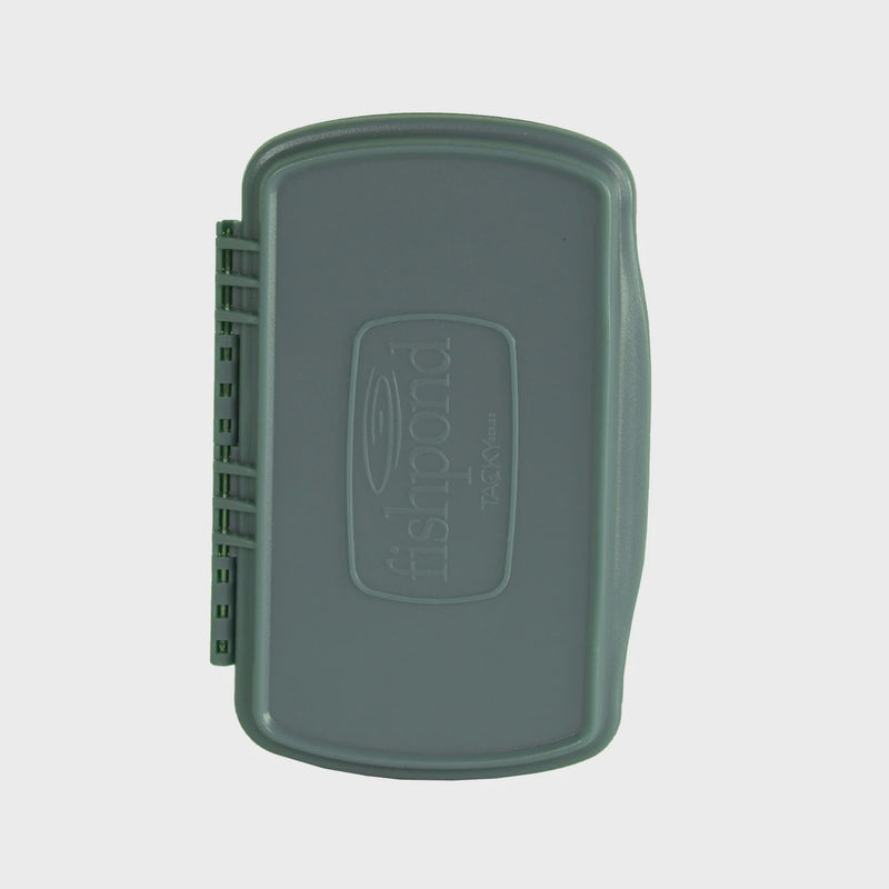 Load image into Gallery viewer, Small MagPad tackle box closed in dark green with molded panel
