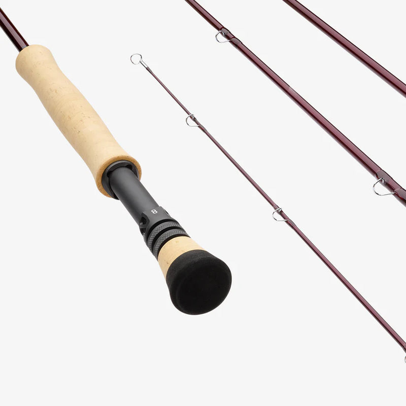 Load image into Gallery viewer, Fishing rod reel seat and cork handle with black grip section
