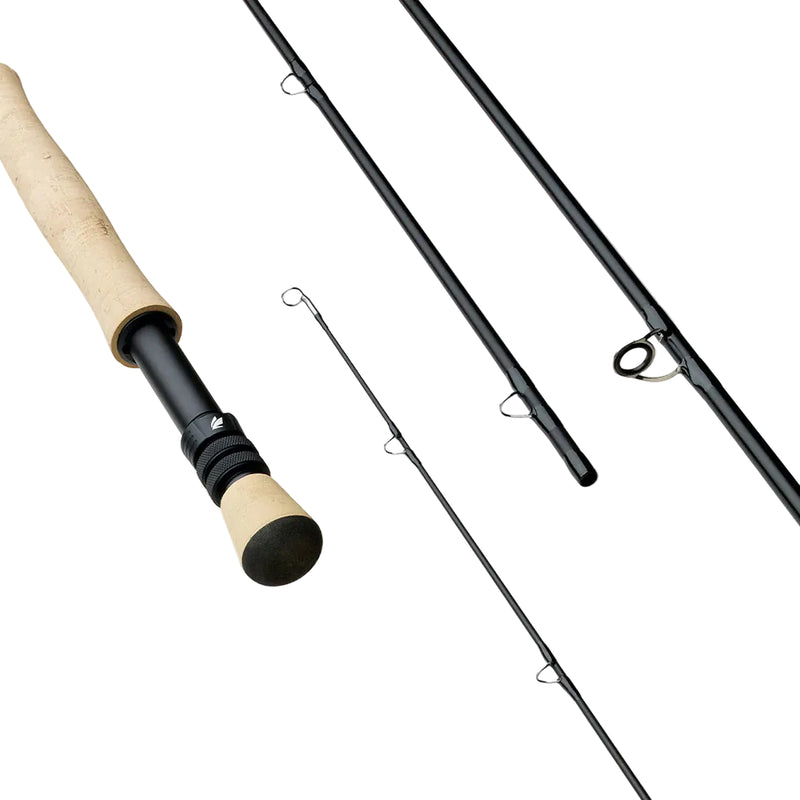 Load image into Gallery viewer, Fishing rod sections with guides and included metal line tools
