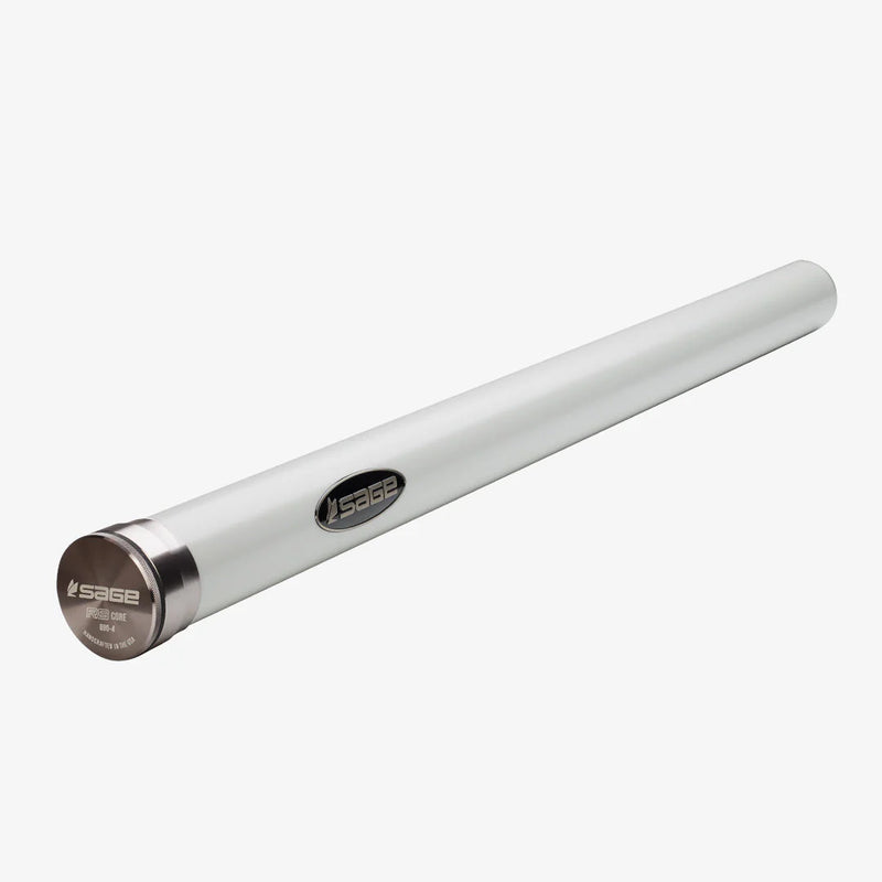 Load image into Gallery viewer, Fishing rod grip with light gray foam and SAGE logo

