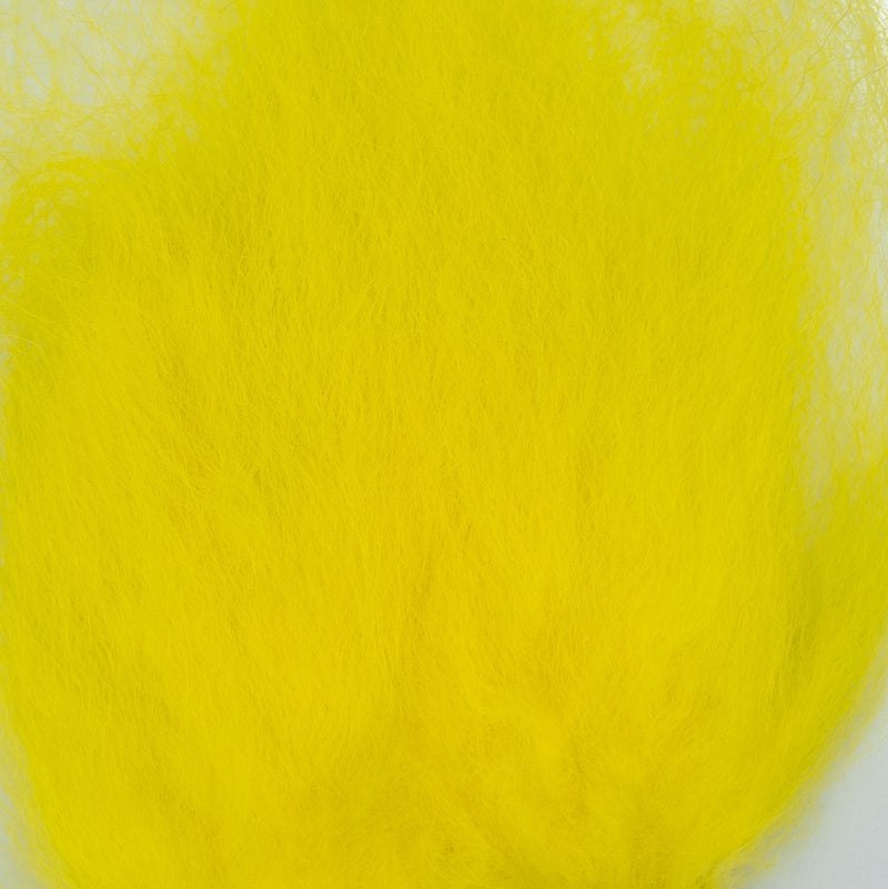 Load image into Gallery viewer, Icelandic sheep hair tuft, vivid yellow
