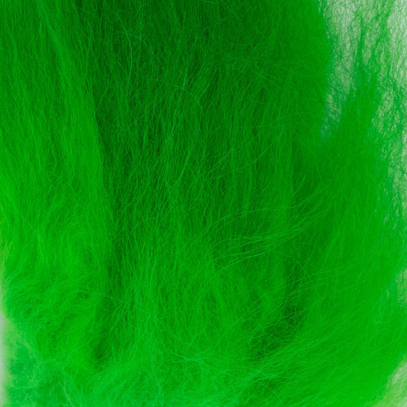 Load image into Gallery viewer, Icelandic sheep hair tuft, bright green
