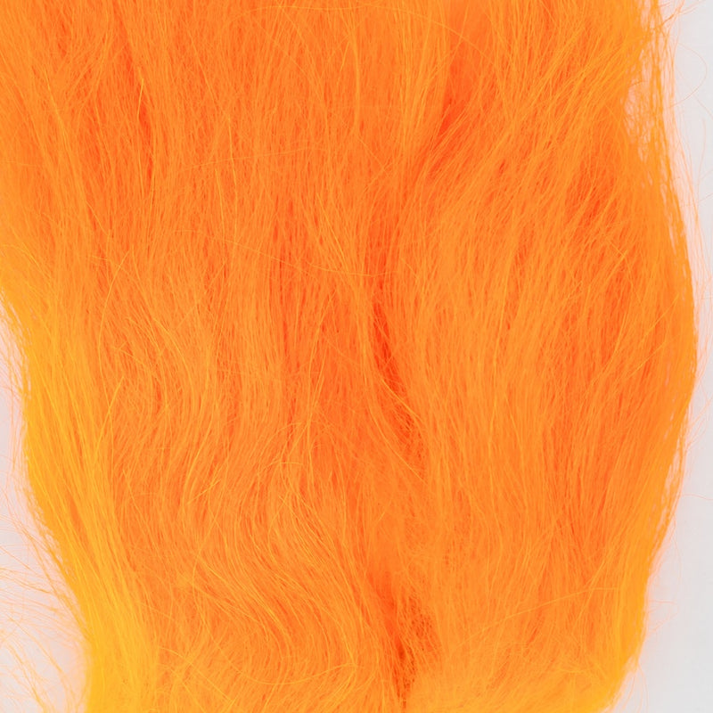Load image into Gallery viewer, Icelandic sheep hair tuft, fluorescent orange
