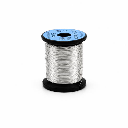 French wire spool in silver