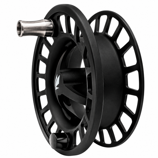 Sage 2200 spare spool, black large backing spool with arbor shaft