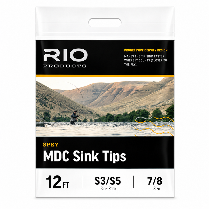 Load image into Gallery viewer, Rio MDC sink tips, 12 ft pack with S3/S5 and 7/8 size labels

